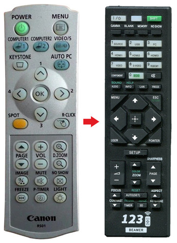 Telecomando ricambio per - telecomando, di