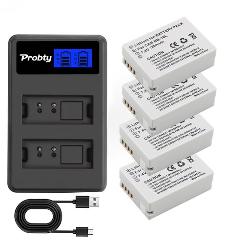 Batteria 1800mah 10l lcd - nb-10l,